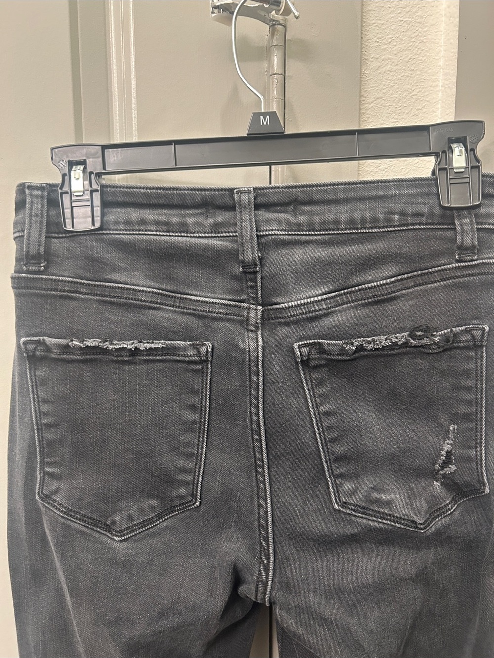 Flying Monkey Black High-Rise Flare Jeans with Button Front - Picture 8 of 8